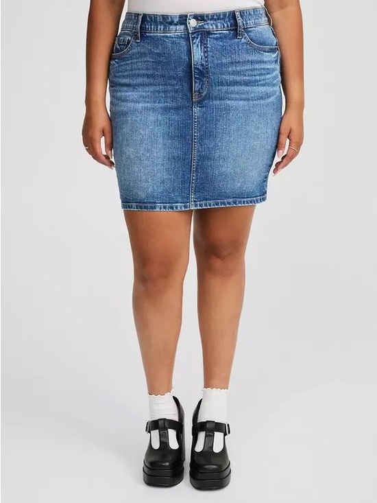 torrid Dresses & Skirts - Torrid Blue Denim Midi Skirt